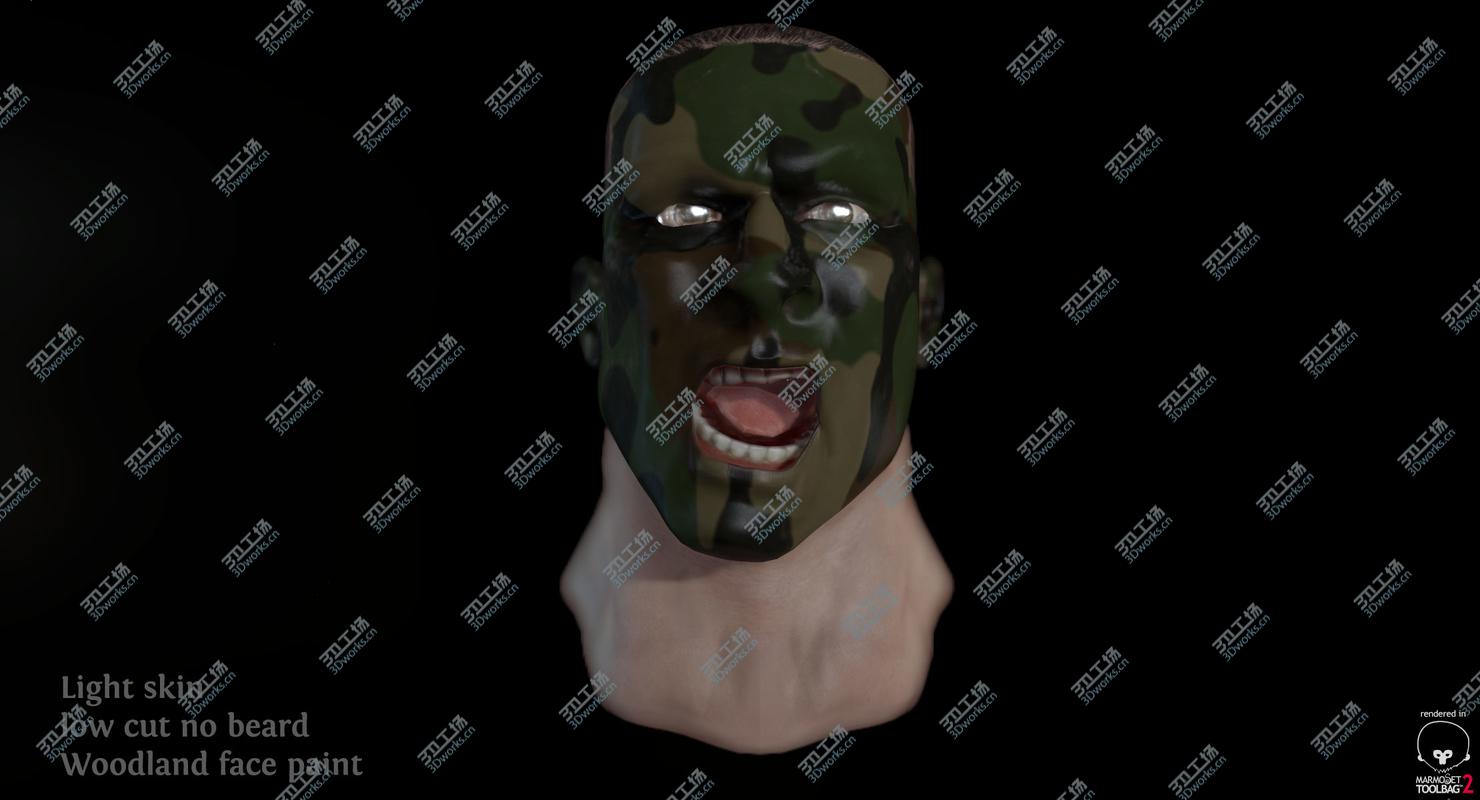 images/goods_img/2021040231/Rigged PBR Game Ready Male Soldier Hunter Militant  Paramilitary (Several Color Options)/5.jpg